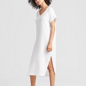 Eileen Fisher Organic Cotton Midi Dress